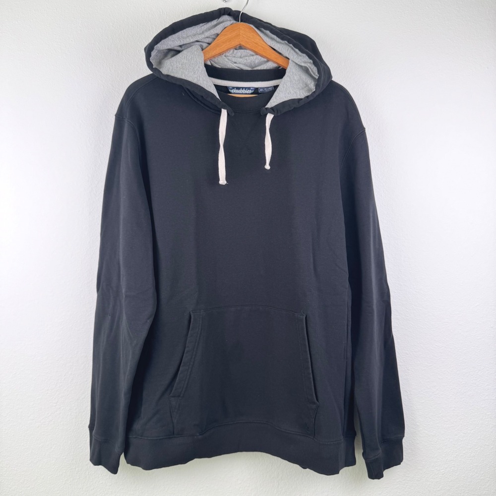 Chubbies Hoodie Men XXL Black Good Casual Athleisure Pullover Sweatshirt